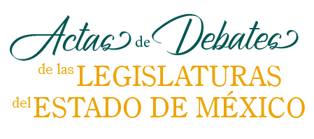 Actas de debates de las legislaturas del Estado de México