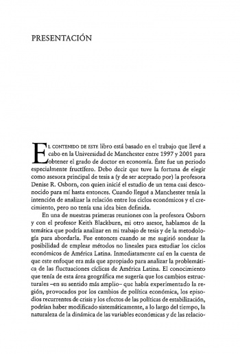 No-linealidades ciclos económicos en América Latina