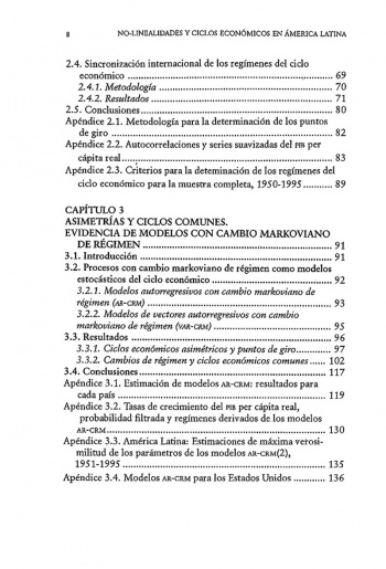 No-linealidades ciclos económicos en América Latina