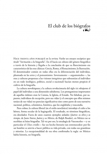 Biografía. Métodos, metodologías y enfoques. Prólogo de Enrique Krauze