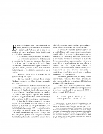 Bibliografía comentada. El Estado de México durante...