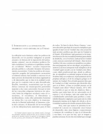 Modernidad y etnicidad: socio-historia de las políticas públicas