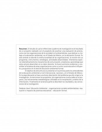 Impacto y alcance de las organizaciones ambientales en la...