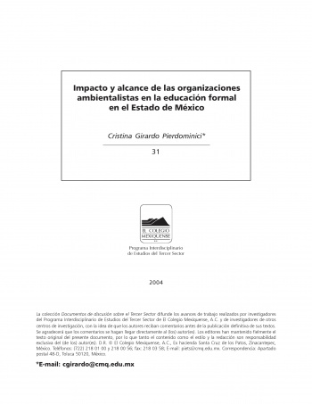 Impacto y alcance de las organizaciones ambientales en la...