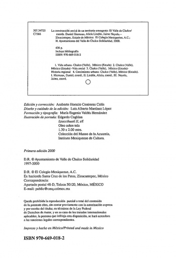 LA CONSTRUCCIÓN SOCIAL DE UN TERRITORIO ...