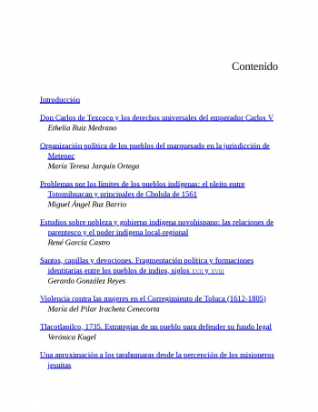 Vida indígena en la Colonia. Perspectivas etnohistóricas