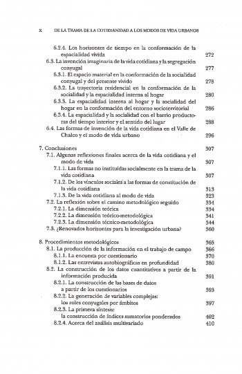 De la trama de la cotidianidad a los modos de vida urbana...