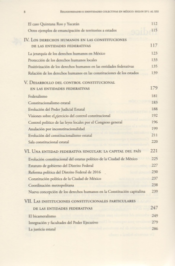 El constitucionalismo mexicano de las entidades federativas