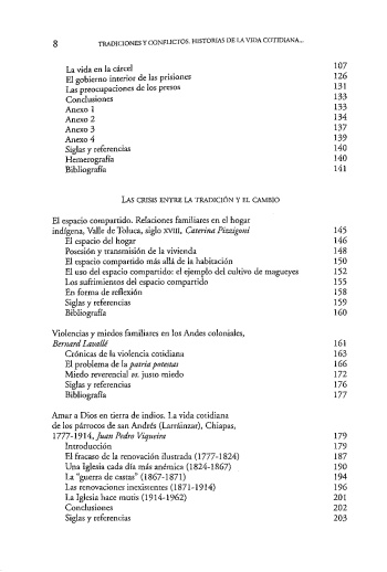 Tradiciones y conflictos. Historias de la vida cotidiana...
