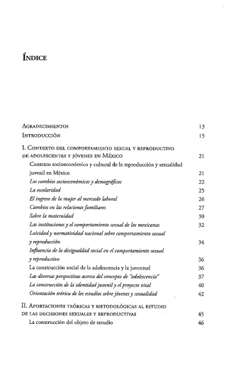La decisión SEXUAL. Comportamiento sexual y reproductivo de mujeres jóvenes en la ciudad de México