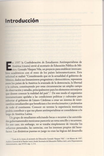 Ningún revolucionario es extranjero. Intercambios educativos y exilios latinoamericanos en el México cardenista