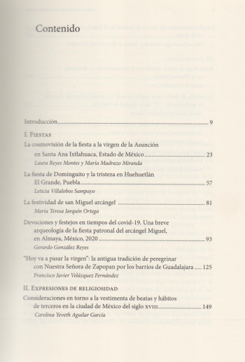 Fiestas, religiosidades y devociones. Del antiguo régimen a las expresiones contemporáneas