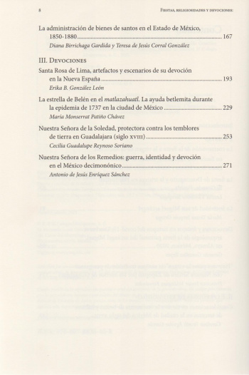 Fiestas, religiosidades y devociones. Del antiguo régimen a las expresiones contemporáneas