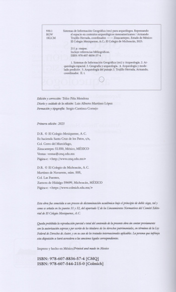 Sistemas de Información Geográfica (SIG) para arqueólogos. Repensando el espacio en contextos arqueológicos mesoamericanos