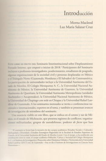 Entre el desamparo y la incertidumbre. Desplazamiento Forzado Interno en México