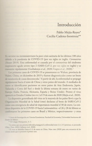 Políticas públicas y efectos socioeconómicos de la COVID-19 en el Estado de México