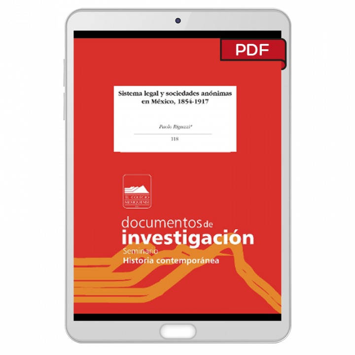 Sistema legal y sociedades anónimas en México, 1854-1917