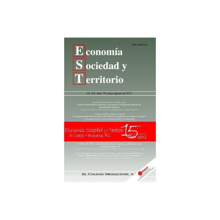 Economía, Sociedad y Territorio Vol. XII, núm. 40, septiembre - diciembre de 2012