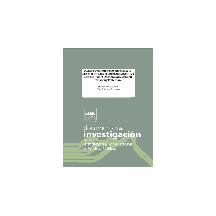 Political Constraints and Impatience as Causes of the Lack...