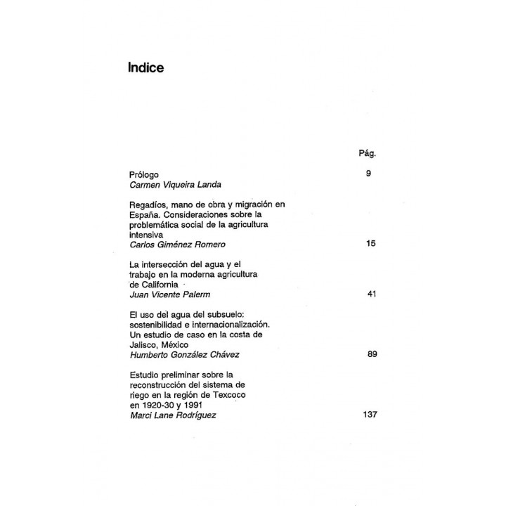 Sistemas hidráulicos, modernización de la agricultura y migración