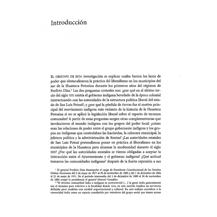 Lazos de poder antagónicos al liberalismo en el sur de la Huasteca Potosina primeros años del porfiriato