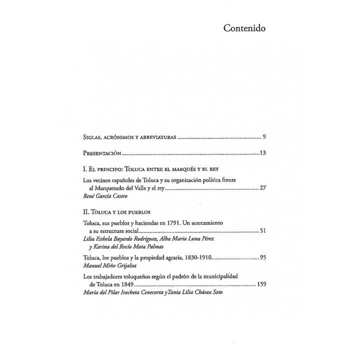 Toluca. Los ejes de una ciudad mexicana