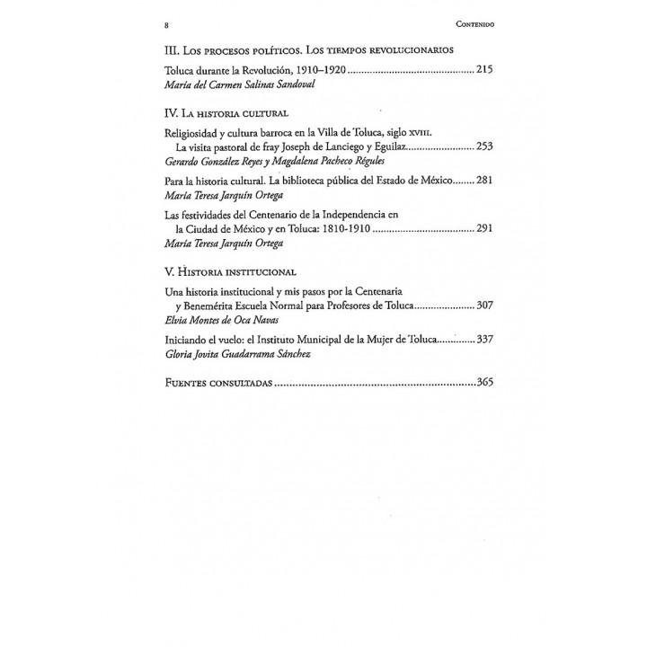 Toluca. Los ejes de una ciudad mexicana