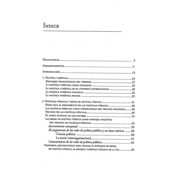 El turismo como punto de conflicto y de acuerdo en las redes de política pública. El caso de Ixtapan de la Sal, Estado de México