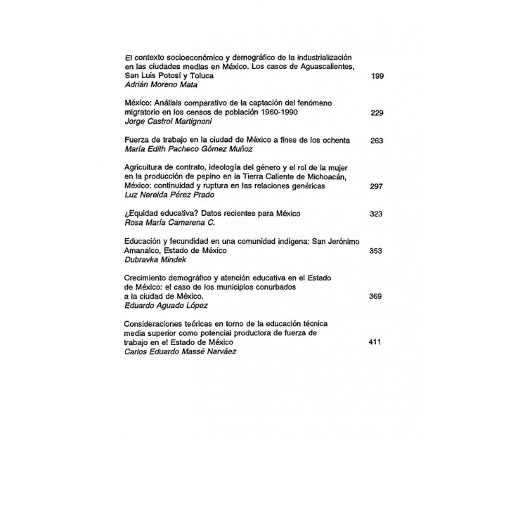 Población y sociedad