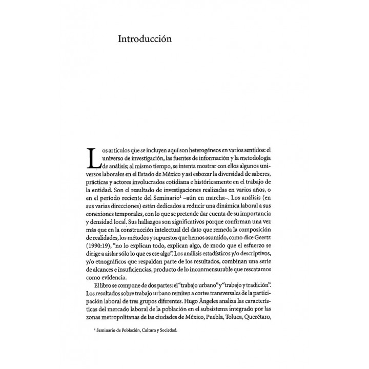 Sujetos laborales en el Estado de México