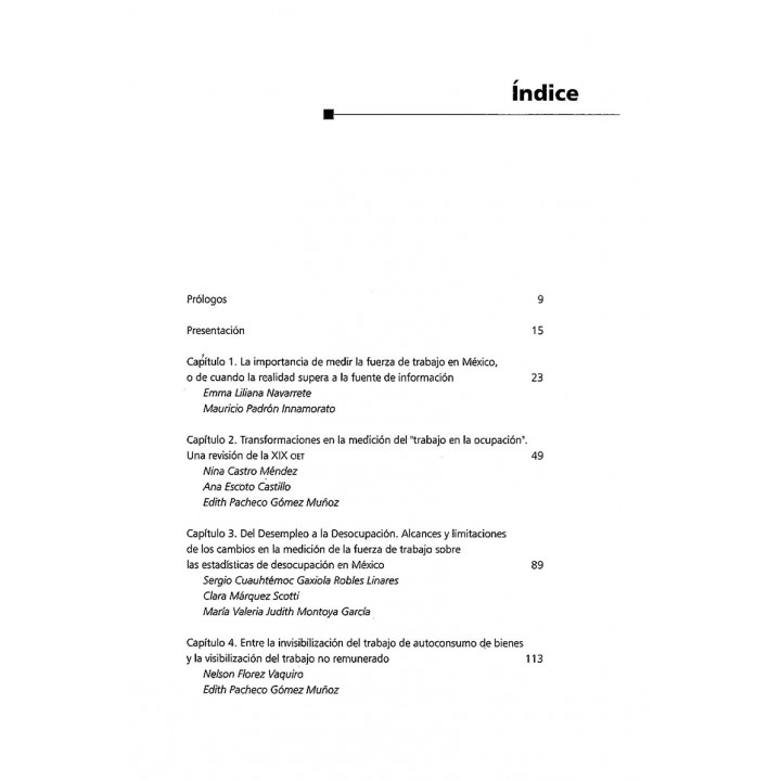 No todo el trabajo es empleo. Avances y desafíos en la conceptuación y medición del trabajo en México