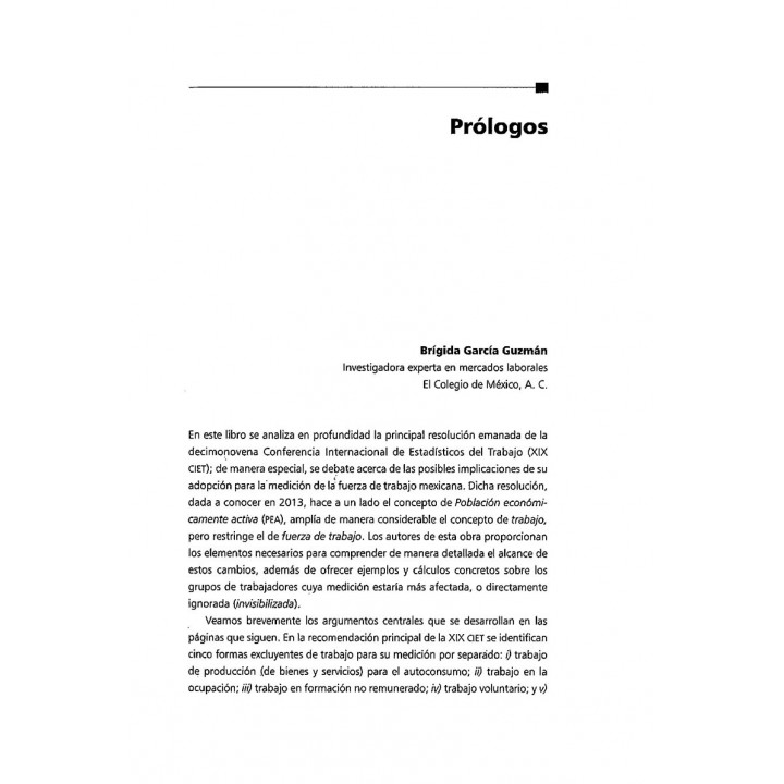 No todo el trabajo es empleo. Avances y desafíos en la conceptuación y medición del trabajo en México