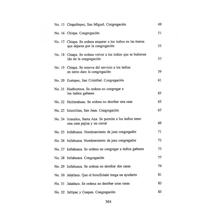 Congregaciones de pueblos en el Estado de México (Fuentes para la Historia del Estado de México 4)