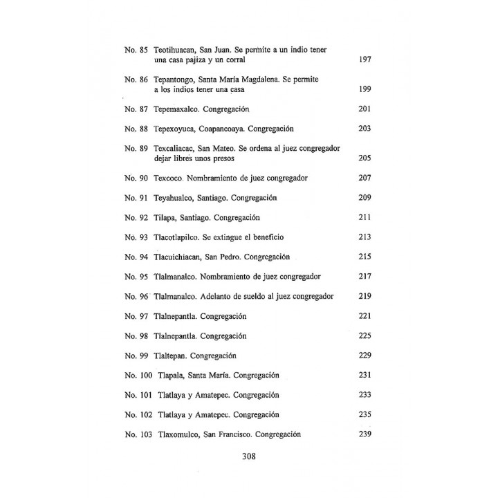 Congregaciones de pueblos en el Estado de México (Fuentes para la Historia del Estado de México 4)