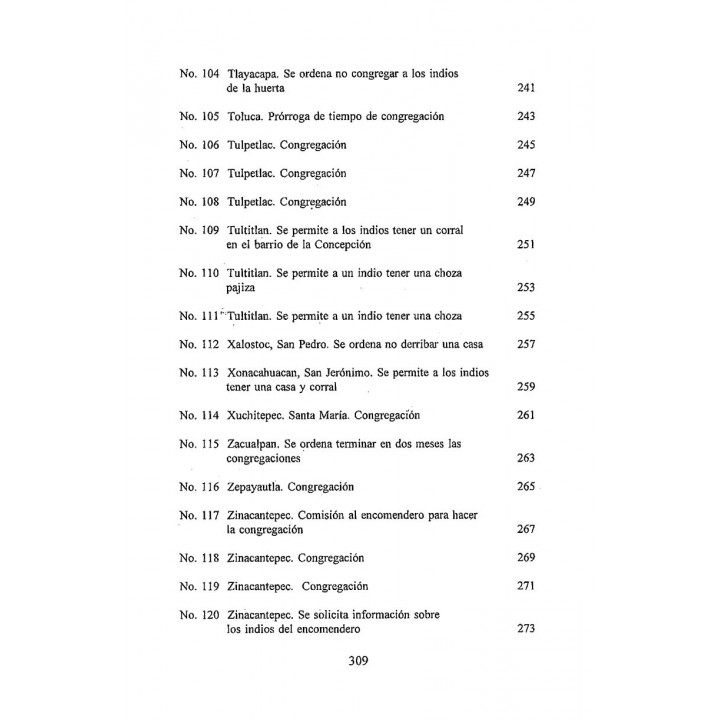 Congregaciones de pueblos en el Estado de México (Fuentes para la Historia del Estado de México 4)
