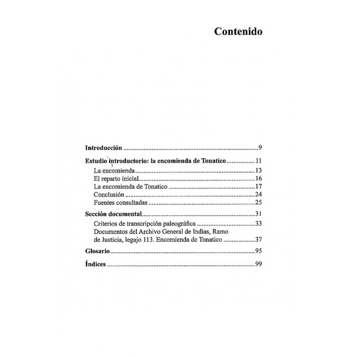 Documentos para la historia de la encomienda de Tonatico
