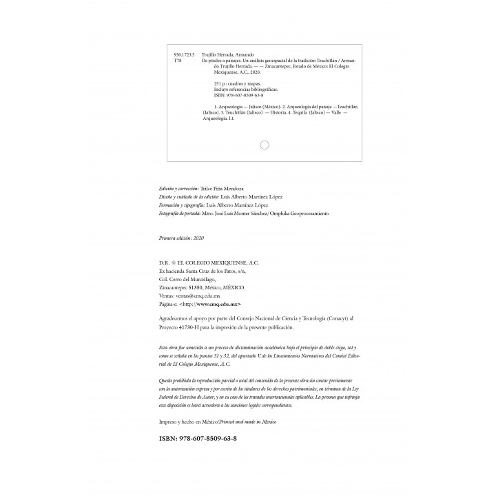 De pixeles a paisajes. Un análisis geoespacial de la tradición Teuchitlán