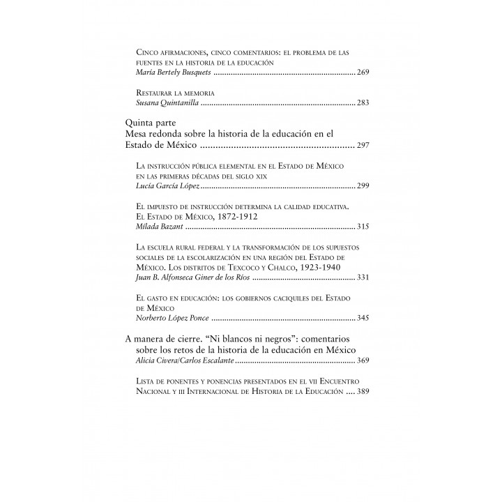 Debates y desafíos en la historia de la educación en México