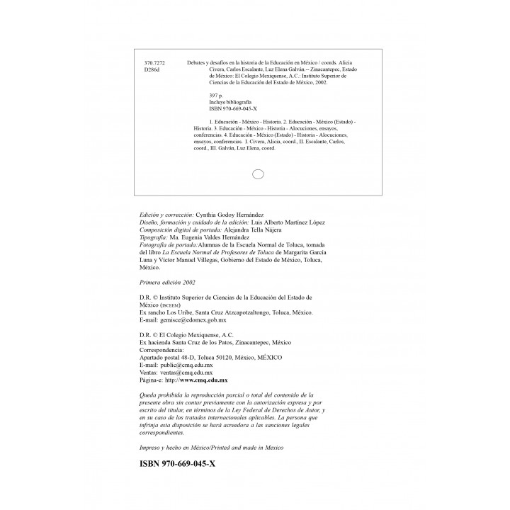 Debates y desafíos en la historia de la educación en México