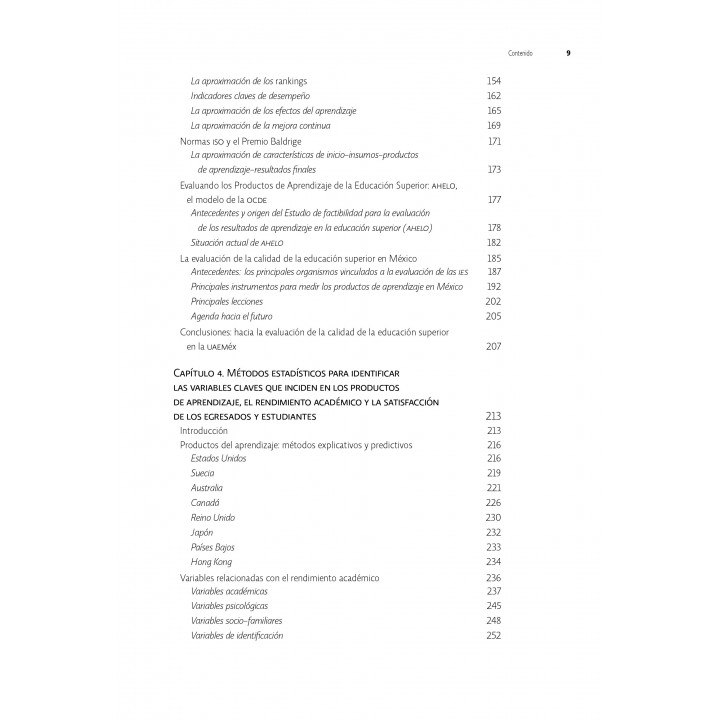 Calidad de la Educación Superior. Teoría, instrumentos y planeación