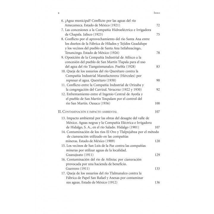 Agua e industria en México
