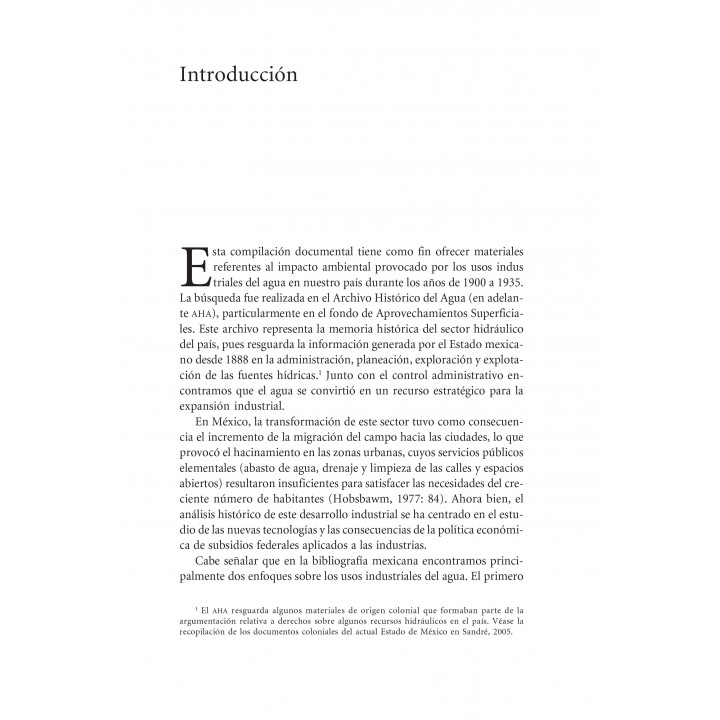 Agua e industria en México