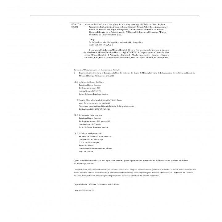 La cuenca del Alto Lerma: ayer y hoy. Su historia y su etnografía