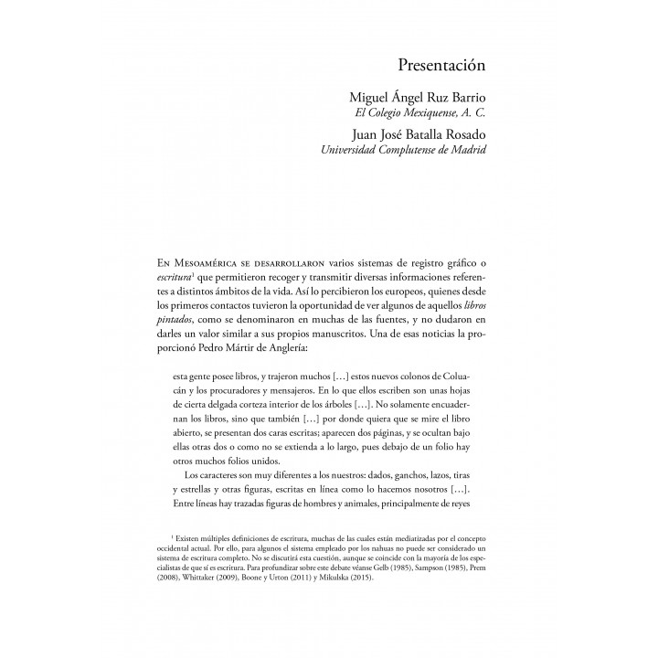 El arte de escribir. El Centro de México: del Posclásico al siglo XVII