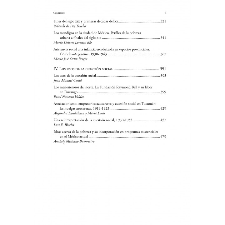El Auxilio en las ciudades. Instituciones, actores y modelos de protección social: Argentina y México, siglos XIX y XX