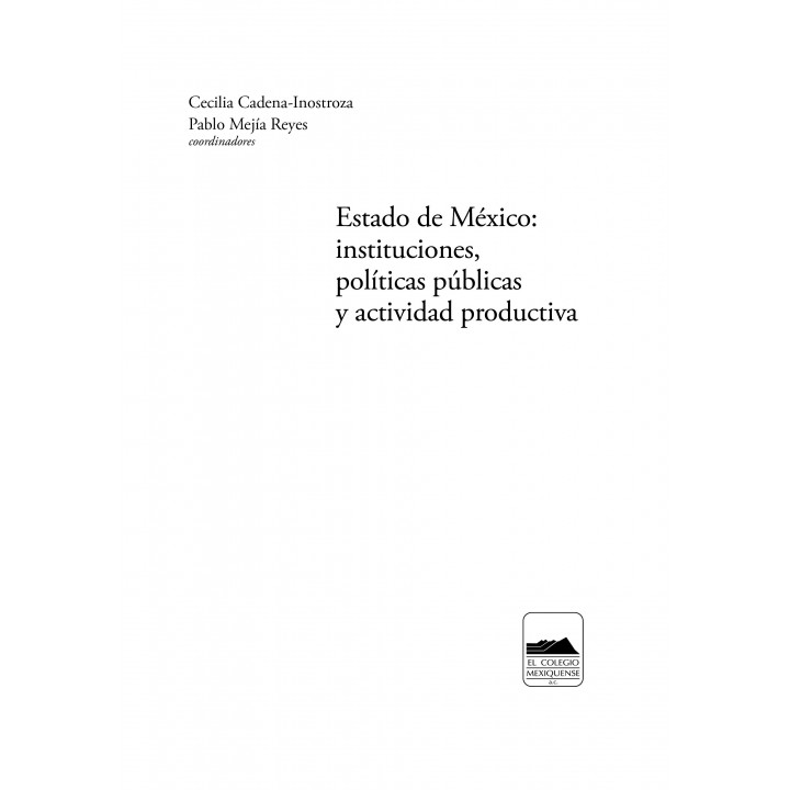 Estado de México: instituciones, políticas públicas y actividad productiva