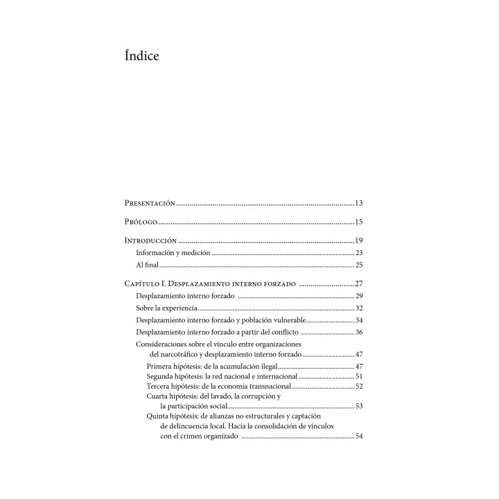 Desplazamiento interno forzado. Regiones y violencia en México, 2006 - 2013