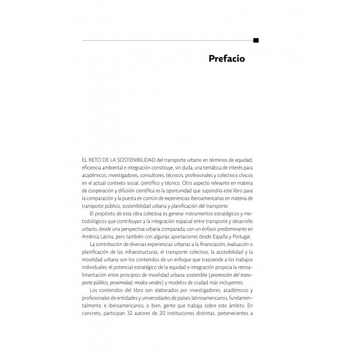 Desafíos del desarrollo urbano sostenible en el transporte y la movilidad