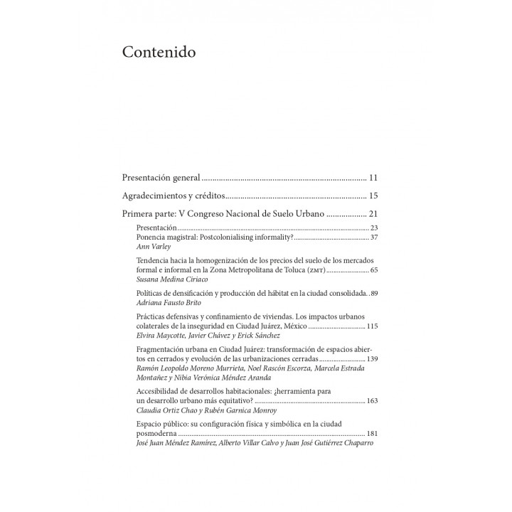 Participación y responsabilidad social frente al fenómeno territorial. Memorias del V Congreso Nacional de Suelo...