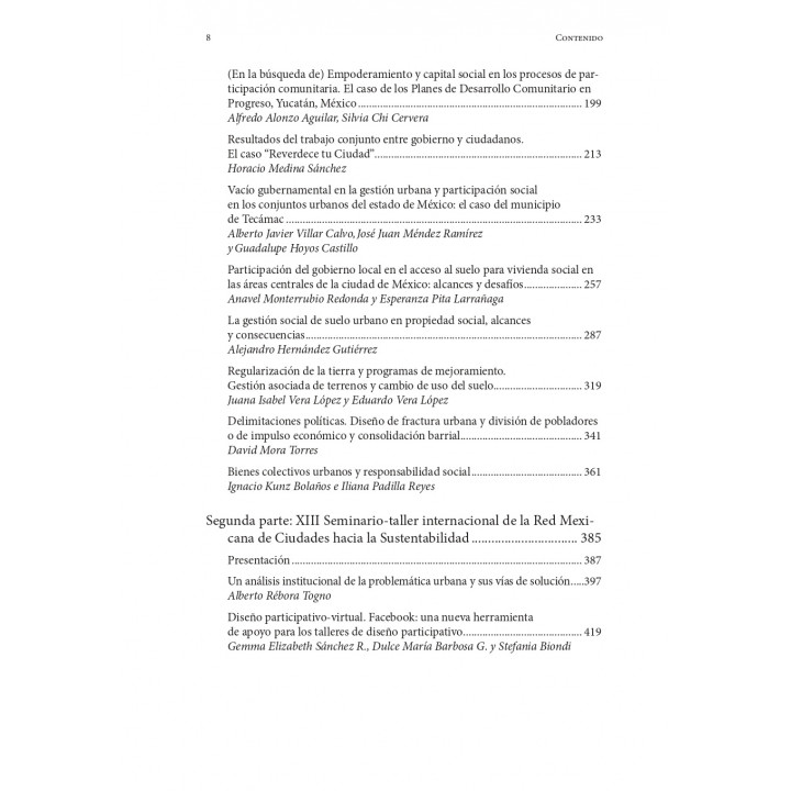 Participación y responsabilidad social frente al fenómeno territorial. Memorias del V Congreso Nacional de Suelo...